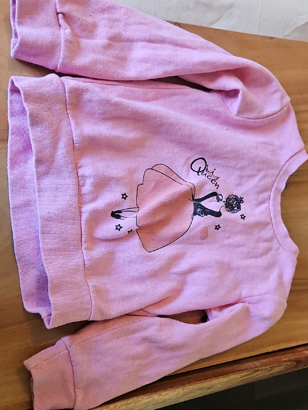 🌺 2 For $8 - Pink Girls' Pullover Sweatshirt with Fashion Graphic